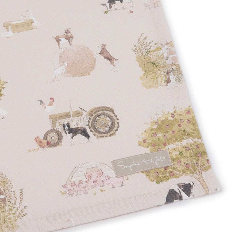 Sophie Allport Tea Towel - Farm Friends image number 1